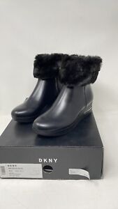 DKNY Women's Abri Booties, black smooth, Size 5 K3033485