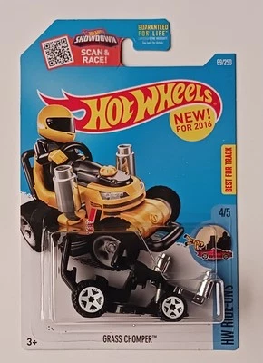 Hot Wheels 2016 nuevos modelos Grass Chomper error coche carrocería faltante (realmente raro) Foto 1 de 4