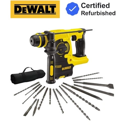 Dewalt DCH253N 18v 3kg SDS+ Rotary Hammer Drill Bare + 17 Piece SDS Chisel Set  - Image 1 of 3