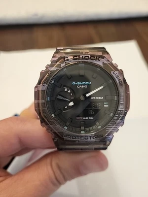 G-SHOCK 2100 SERIES BLACK DIAL ANALOG-DIGITAL WATCH GA2100NN-1A GLITCH CASIOAK - Image 1 of 4