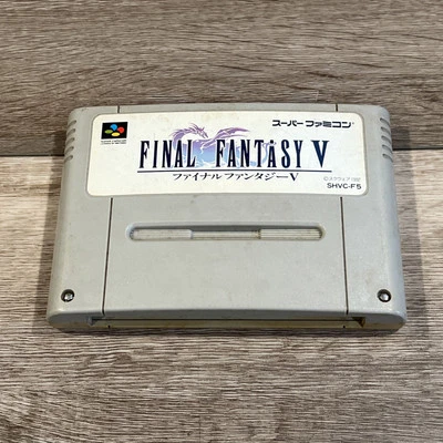 Final Fantasy V 5 - Nintendo Super Famicom - SNES - Japan Import - Game Only - Image 1 of 2