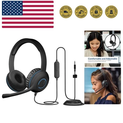 3.5mm Stereo Headset AC-5002 – Durable, Crisp, and Clear Communication in Cla... - Image 1 of 4