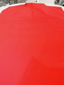 Red Fabric Solid Plain 2 Yds X 62 - Picture 1 of 3