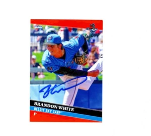 Brandon White 2025 Beloit Sky Carp signed autograph baseball card c - Picture 1 of 2