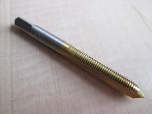 NEW M6x0.75 Metric Tap Titanium Nitride Coated HSS Steel Straight Tap #T15CA - Picture 1 of 7