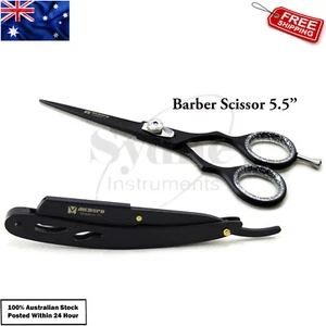 Barber Salon Hair Shearing Kit Tools Hairdressing Scissor Shaving Razors - Picture 1 of 1