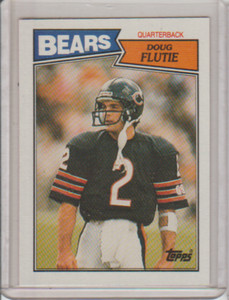 1987 Topps Rookie Card #45 Doug Flutie Chicago Bears