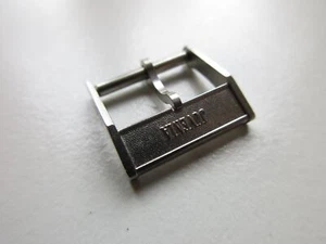 Juvenia Vintage Años 70 Acero Inoxidable "Unroc" Suizo 14mm Correa Reloj Hebilla - Imagen 1 de 4