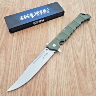 Cold Steel Large Luzon Liner Folding Knife 6" 8Cr13MoV Steel Blade GFN Handle - Image 1 of 4