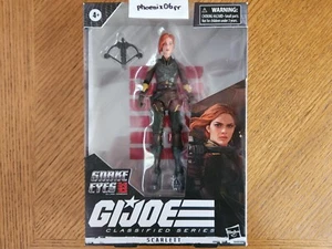 G.I. Joe Classified Scarlett (película de orígenes de ojos de serpiente) Hasbro serie GI Scarlet - Imagen 1 de 4