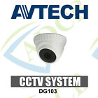 AVTECH DG103 1/ 2.7” CMOS image sensor, full HD 1080P WHITE CCTV DOME CAMERA