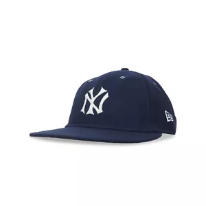New York Yankees New Era MLB 59FIFTY Retro Crown Wool Navy Blue Fitted Cap Hat - Picture 1 of 6