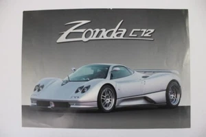 1999-2002 Pagani Zonda C12 Sales Brochure Pamphlet - Picture 1 of 4
