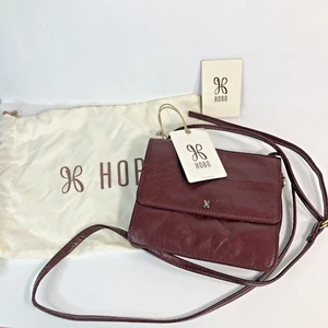 Hobo Purse Vintage Hide Collection Jill Wallet Crossbody Merlot NEW Dust Bag - Picture 1 of 8