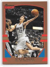 2003-04 Bowman Signature Edition Basketball Gold Parallel #32 Steve Nash /99