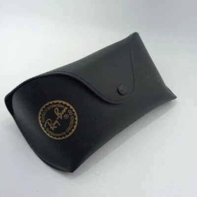 #O) Ray-Ban Repuesto Negro Gafas Gafas A Presión SOLO ESTUCHE Aire Libre Verano Foto 1 de 2