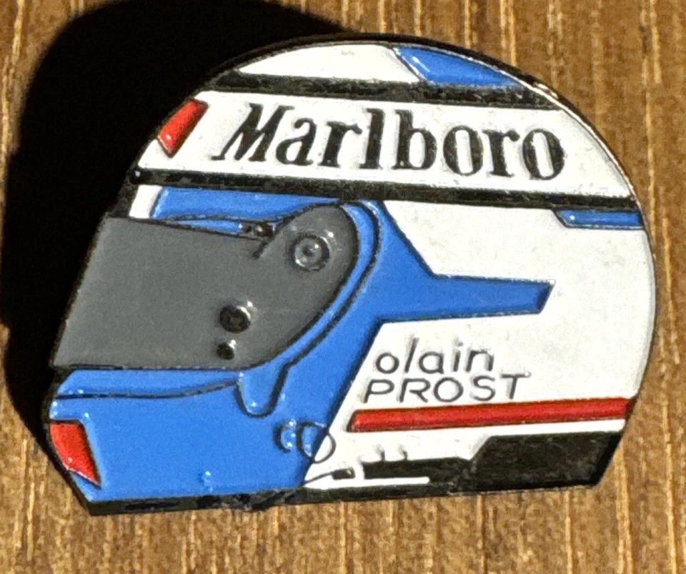 Alain Prost Formula One Helmet Pin - Image 1 of 3