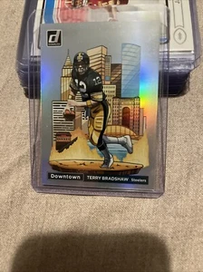 2004 Donruss Downtown Terry Bradshaw! Steelers HOF Rare - Picture 1 of 2