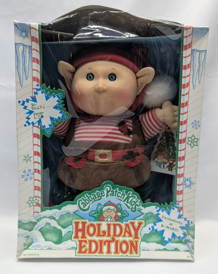 Holiday Edition Elf Vintage1992 Hasbro Cabbage Patch Kids K-mart