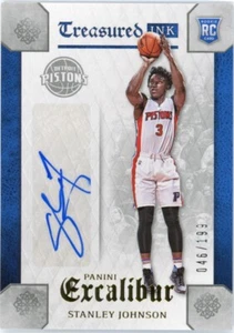 2015-16 Panini Excalibur #TI-SJN Stanley Johnson Treasured Ink #/199 - Picture 1 of 2