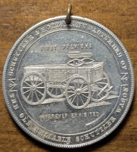 Chicago, Illinois IL Pioneer Wagon Works of The West Lumber ficha rara ilustrada - Imagen 1 de 5