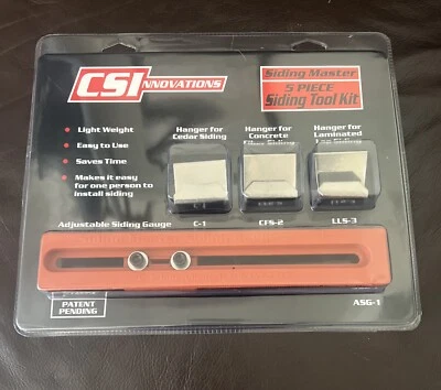 SIDING MASTER -5 PC INSTALLATION TOOL KIT - NEW - Image 1 of 2