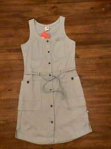 The North Face Bio Baumwolle Kleid Pullover Sandy Shores in Dusty Blue Gr. XS - Bild 1 von 12