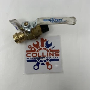 Milwaukee Valve Upba-480Bh- 34 3/4" Press X Hose Cap Brass Ball Valve Inline - Picture 1 of 7