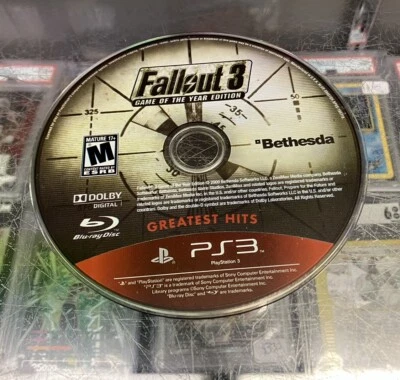 Fallout 3 Game of the Year Edition (Sony PlayStation 3, 2009) DISC ONLY, TESTED - Image 1 of 2