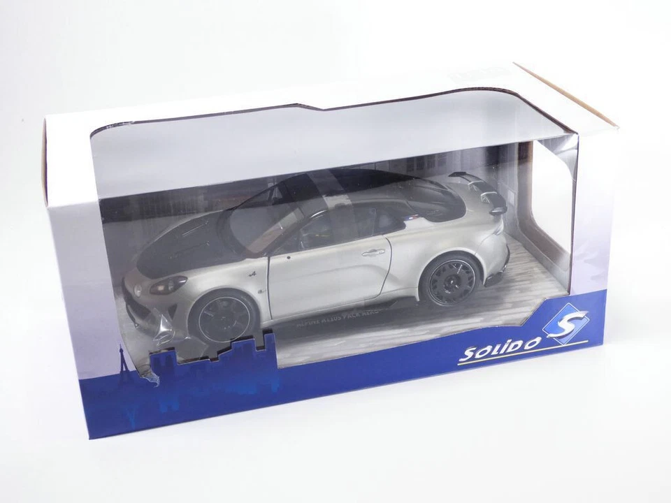 ALPINE RENAULT A110R PACK AERO RADICALE 2023 ARGENTO SOLIDO S1801621 1 18 A110