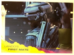 2018 Topps Solo Star Wars Story #74 Lando's First Mate YELLOW NrMint-Mint