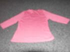 Dorothy Perkins Pink 3/4 Length Sleeve Top Womens Size 14
