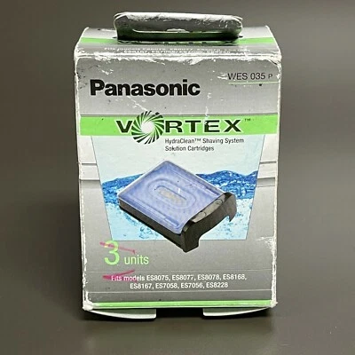 Panasonic Vortex HydraClean Shaving System Solution Cartridges WES035P 3 Units  - Изображение 1 из 4