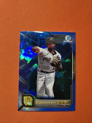 2022 Bowman Chrome Sapphire Ke'Bryan Hayes #49 Pittsburgh Pirates - Image 1 of 4