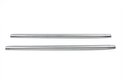 Chrome 35mm Fork Tube Set 29-1/4 inch Total Length fits Harley Davidson - Image 1 of 2