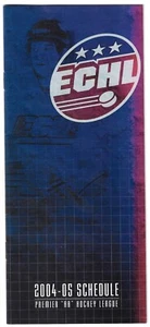RARE 2004-05 ECHL League Hockey Schedule !!! Many Sponsors - Picture 1 of 1