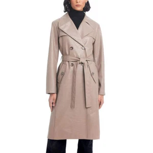 Vince Camuto Ladie's Maxi Faux Leather Jacket - Picture 1 of 12