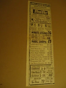 Food Fair BALTIMORE MD 1940 Zeitungsanzeige - Bild 1 von 1