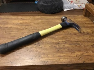 Vintage CF21FG Vaughan 21oz Milled Face Framing Hammer Straight Claw Made In USA - Picture 1 of 11