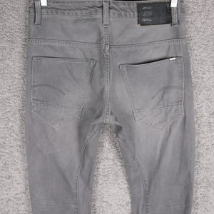 JEANS G-STAR RAW ARC 3D SLIM PARA HOMBRE W30 L34 GRIS DENIM BOTONES DESGASTADOS - Imagen 1 de 11