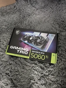 MSI Gaming Trio GeForce RTX 5060 Ti OC Edition 8GB GDDR7 Graphics Card - New - Picture 1 of 7