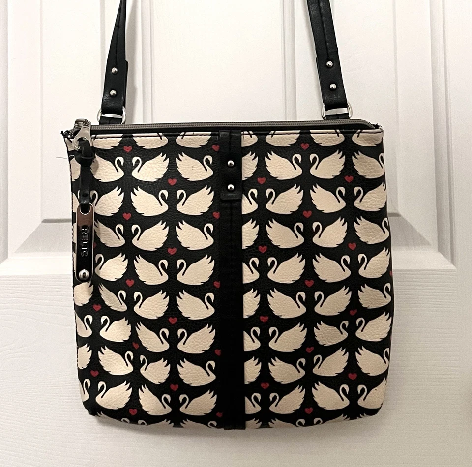 Bolso Bandolera Relic Para Mujer Patrón Cisne Alcaravea Multicolor Foto 1 de 4