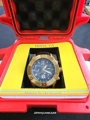 Мужские часы Invicta Seaspider 15244 дисплей коробка в комплекте кожаный ремешок работает - Изображение 1 из 2