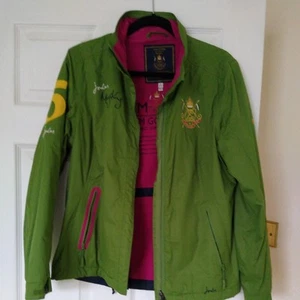 Joules Mary King jacket green size 12 fleece lined - Picture 1 of 4