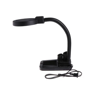 5X 10X Magnifying Glass Lens Desk Lamp with LED Lights for Jeweler Coins Maps - Picture 1 of 8