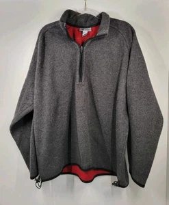 Eastern Mountain Sports EMS Gray Wool Blend Fleece Lined Zip Jacket Men Size XL - Picture 1 of 4