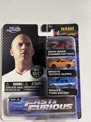 Nano Hollywood Rides | Fast & Furious 3-Pack DAYTONA SUPRA ESCORT - Image 1 of 4