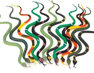 12 Pcs Realistic Rubber Snakes Colorful, Mini Plastic Snakes, Prank Snake... - Picture 1 of 2