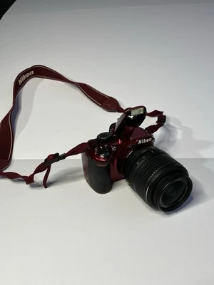 Nikon D3100 Digital Camera 14.20million Pixel Red Bag And Charger Included - Image 1 of 4