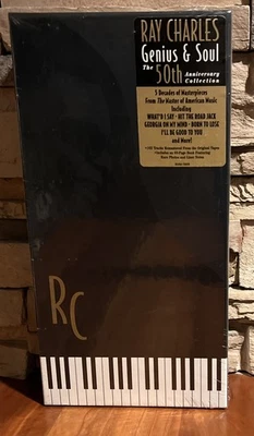 Ray Charles Genius & Soul: 50th Anniversary Rhino 5 CD Box Set NEW SEALED - Image 1 of 4